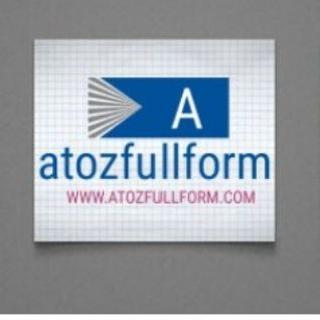 A TO Z FULL FORM