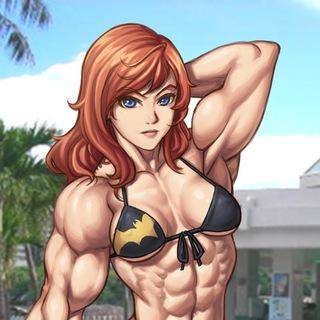 Telegram contact with @femuscle Female Muscle