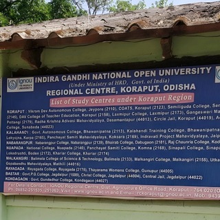 IGNOU RC Koraput