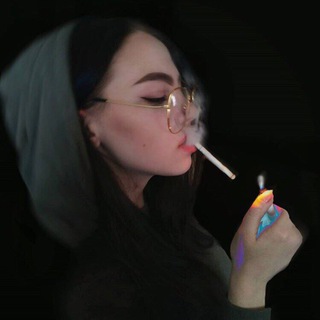 Smoking girl